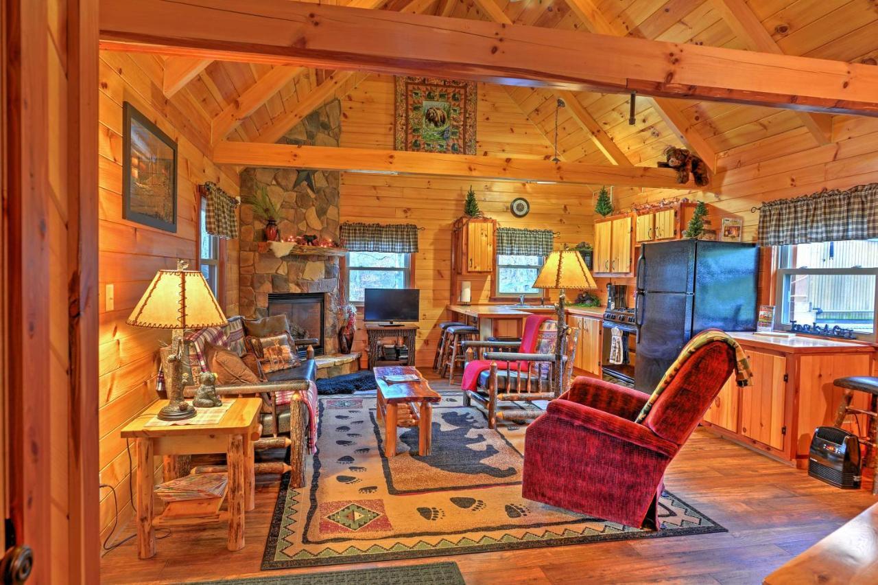 Rustic Dundee Log Cabin With Hot Tub And Forest Views! Εξωτερικό φωτογραφία